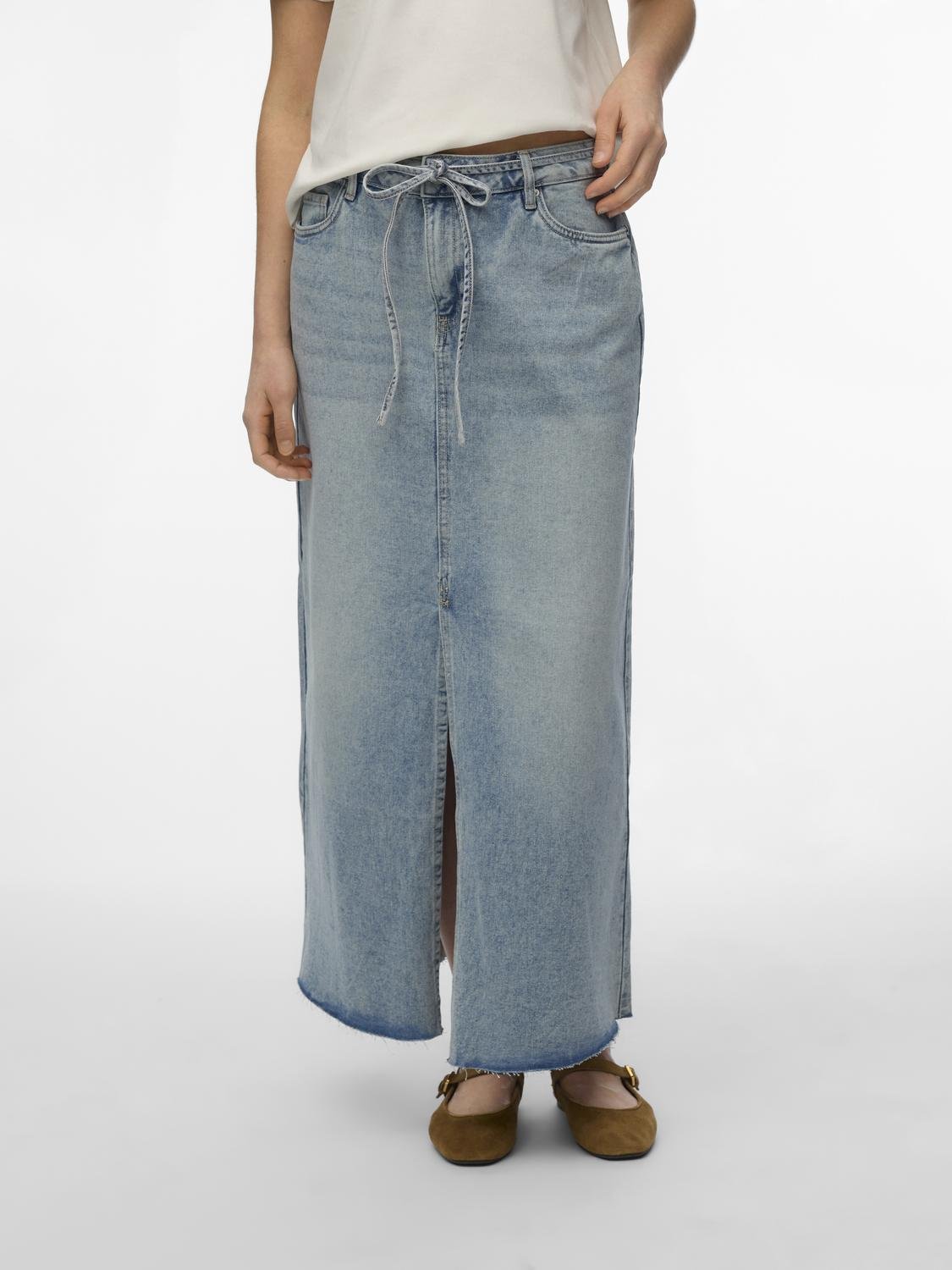 VMWIEN Midi Skirt - Light Blue Denim - VERO MODA & VILA Bergvik
